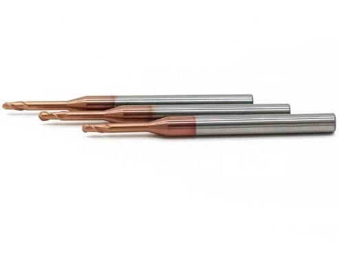 Mikrodurchmesser-Schaftfräser 2 Flöten Ballnose für Holz-Funktion und metallschneidend
