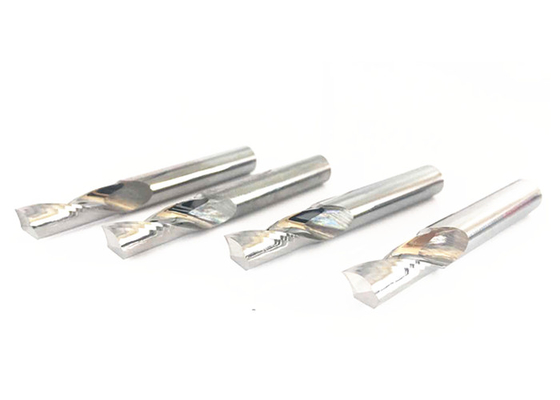 Flöten-Schaftfräser-Stückchen der Karbid-Spiralen-eine für Aluminiumausschnitt, Altin-Schaftfräser