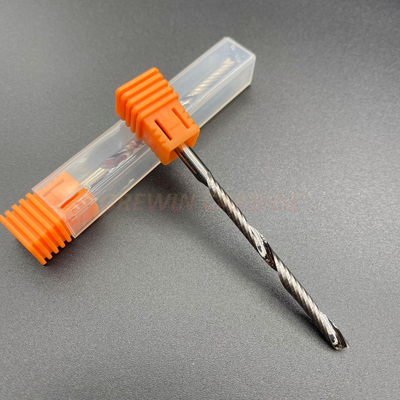 Einzelner Flöten-Karbid-Schaftfräser benutzt für Aluminiumlegierung und Graviermaschine