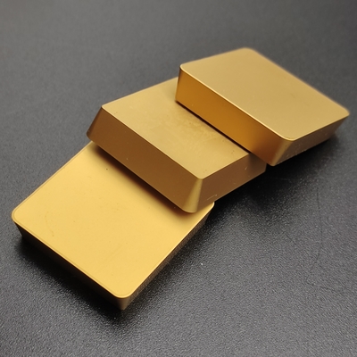 Hartmetalleinsatz-Karbid-Blatt-Drehenschneider SPUN250620S festes mit Goldbeschichtung