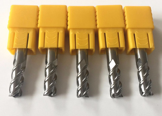 Karbid-Schaftfräser-Quadrat-Fräser-Werkzeuge der hohen Präzisions-6mm für Aluminium