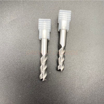 Mikrometer-Korn-geriffelt Aluminiumausschnitt-Ende Mills Tungsten Carbide 3 Alu-Werkstück