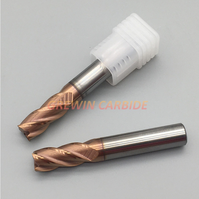 Flöten-quadratischer Karbid-Schaftfräser der hohen Qualität HRC55 2 der Zoll-Größen-3/8x7/8x2-1/2